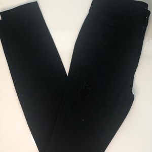 Hollister black ripped jeans